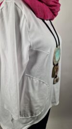 Bluzka Biała Zoe - obrazek 14