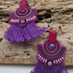 Kolczyki Lawendowe Wakacje