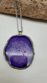 Wisior Fioletowooka Lola - obrazek 3