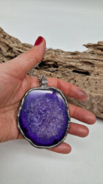 Wisior Fioletowooka Lola - obrazek 4