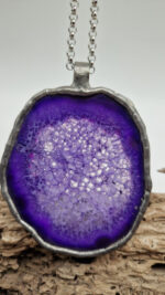 Wisior Fioletowooka Lola - obrazek 5