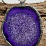 Wisior Fioletowooka Lola