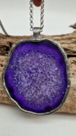 Wisior Fioletowooka Lola