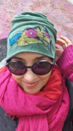 Czapka Zielona i Kwiatki - obrazek 17