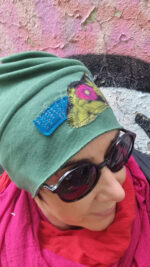 Czapka Zielona i Kwiatki - obrazek 5