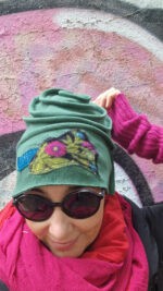 Czapka Zielona i Kwiatki - obrazek 8