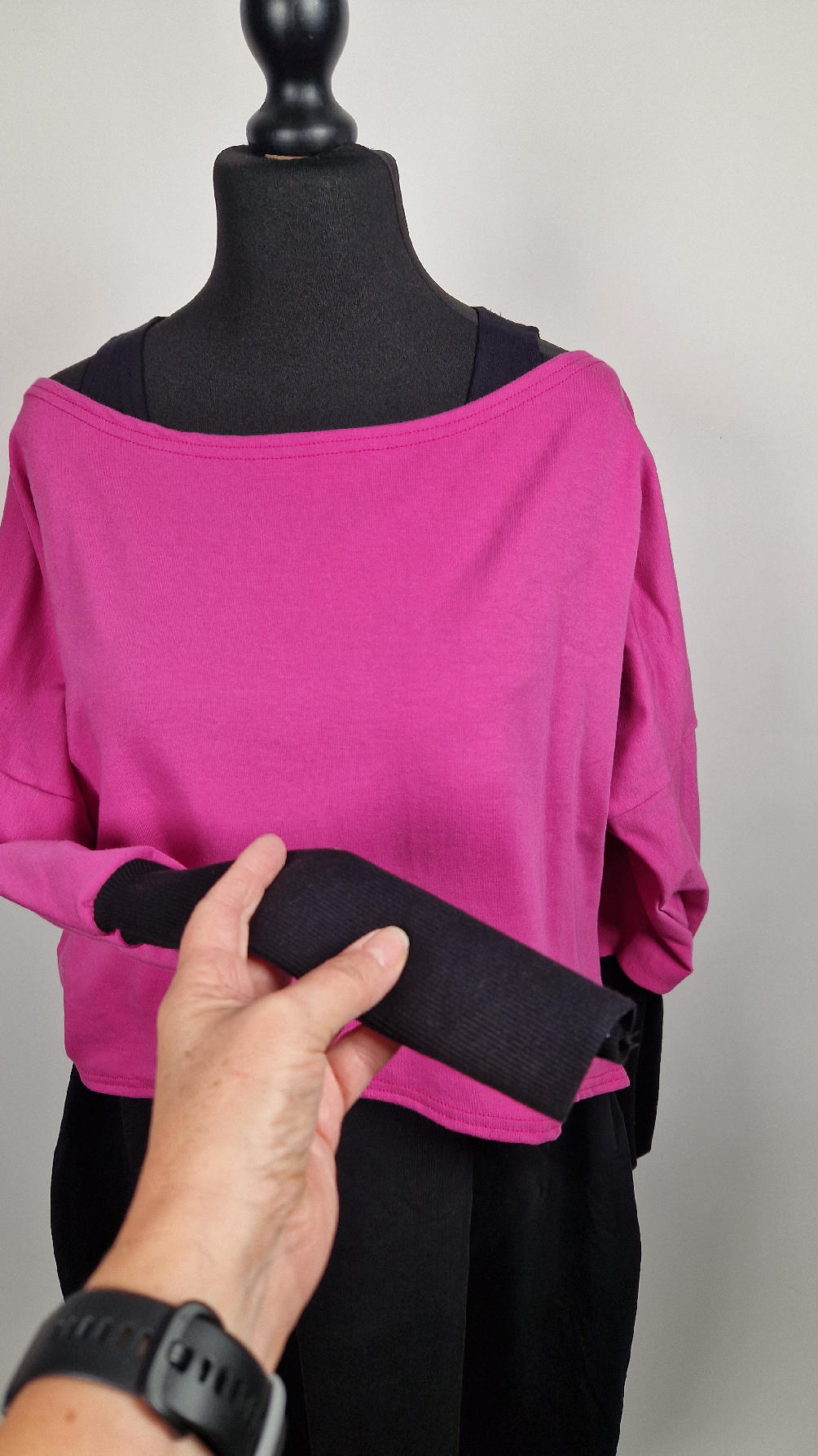 bluzka_roz_3 Bluzka Laila Lilaróż - obrazek 4