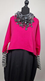 Bluzka Laila Madżenta - obrazek 5