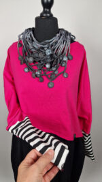 Bluzka Laila Madżenta - obrazek 6