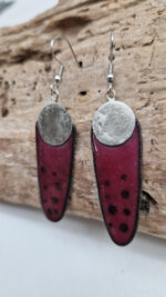 Kolczyki Bella Madżenta - obrazek 9