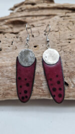 Kolczyki Bella Madżenta - obrazek 10