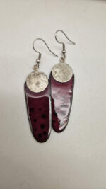 Kolczyki Bella Madżenta - obrazek 6