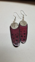 Kolczyki Bella Madżenta - obrazek 7