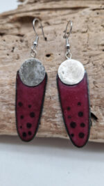 Kolczyki Bella Madżenta