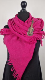 Szal Amant-amarant - obrazek 4