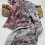 Szal Piękna Lilabrąz