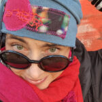 Czapka Bella Blu i kropka