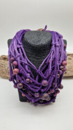 Naszyjnik Lawendowa Bella - obrazek 3