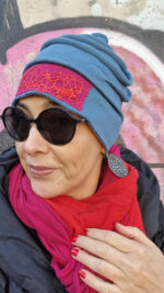  Czapka Marbella Blu - obrazek 3