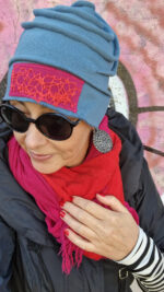  Czapka Marbella Blu - obrazek 4