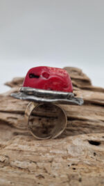 Pierścionek Koralowa Radość - obrazek 8