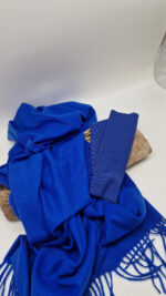 Szal Kobaltowa Kaszmi  - obrazek 6