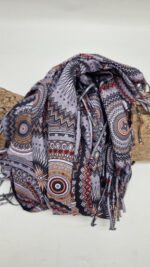 Szal Mandalan Gris - obrazek 7