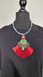 Naszyjnik Zielonooka Cesarzowa - obrazek 3