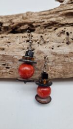 Kolczyki Koralowa Bea - obrazek 2