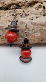 Kolczyki Koralowa Bea - obrazek 6