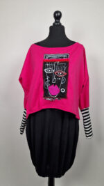 Bluzka Laila-Lu Madżenta - obrazek 2