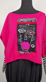 Bluzka Laila-Lu Madżenta - obrazek 3