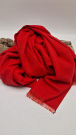 Szal Czerwona Kaszmibella - obrazek 4