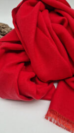 Szal Czerwona Kaszmibella - obrazek 5