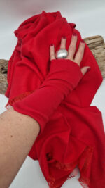 Szal Czerwona Kaszmibella - obrazek 9