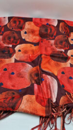 Szal Mela Red - obrazek 4