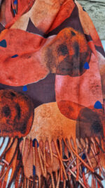 Szal Mela Red - obrazek 8