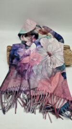 Szal Fiori Violi - obrazek 5