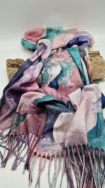 Szal Fiori Violi - obrazek 6