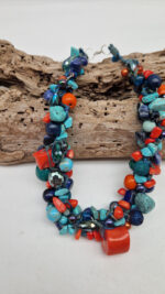 Naszyjnik Pomarańcze w Turkusach - obrazek 4