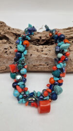 Naszyjnik Pomarańcze w Turkusach - obrazek 5