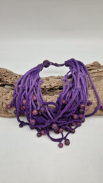 Naszyjnik Laila Purple  - obrazek 3