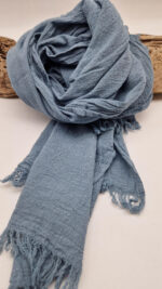 Szal pochmurny niebieski - obrazek 9