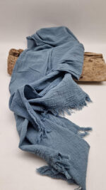 Szal pochmurny niebieski - obrazek 10