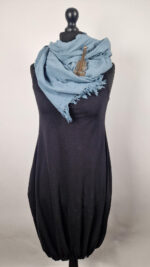 Szal pochmurny niebieski - obrazek 4