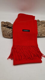 Szal Czerwona Kaszmibella - obrazek 2