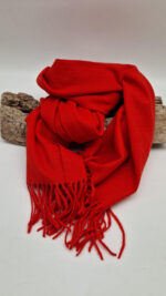 Szal Czerwona Kaszmibella - obrazek 9