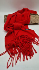 Szal Czerwona Kaszmibella - obrazek 4