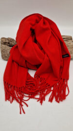Szal Czerwona Kaszmibella - obrazek 8