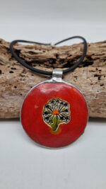 Wisior Dandelion Red - obrazek 5